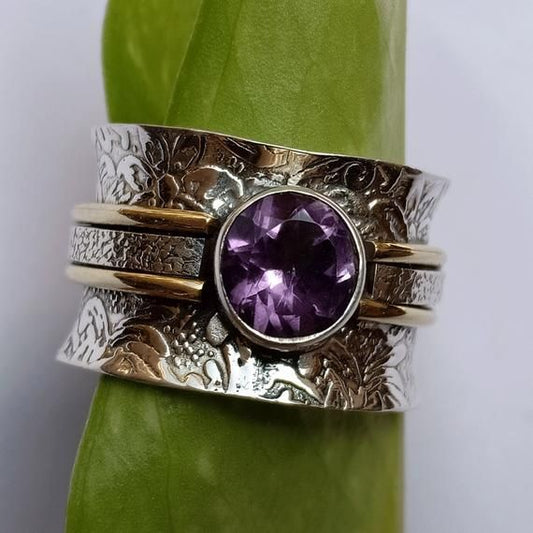 Delicate Artisan Gold Ring