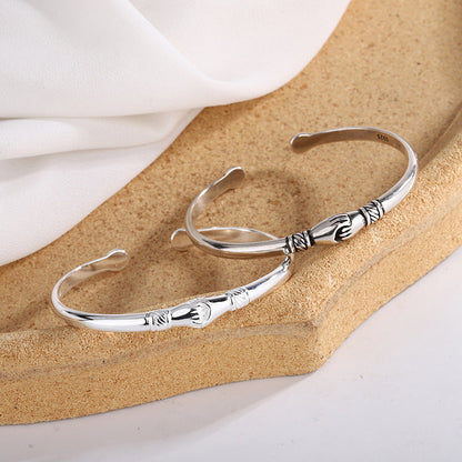 Vintage Handmade Silver Bracelet