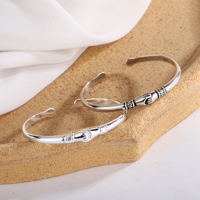 Vintage Handmade Silver Bracelet