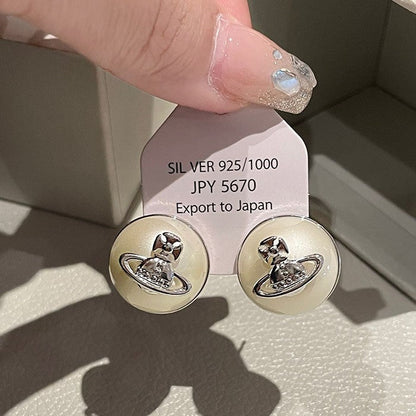 Delicate Artisan Pearl Earring