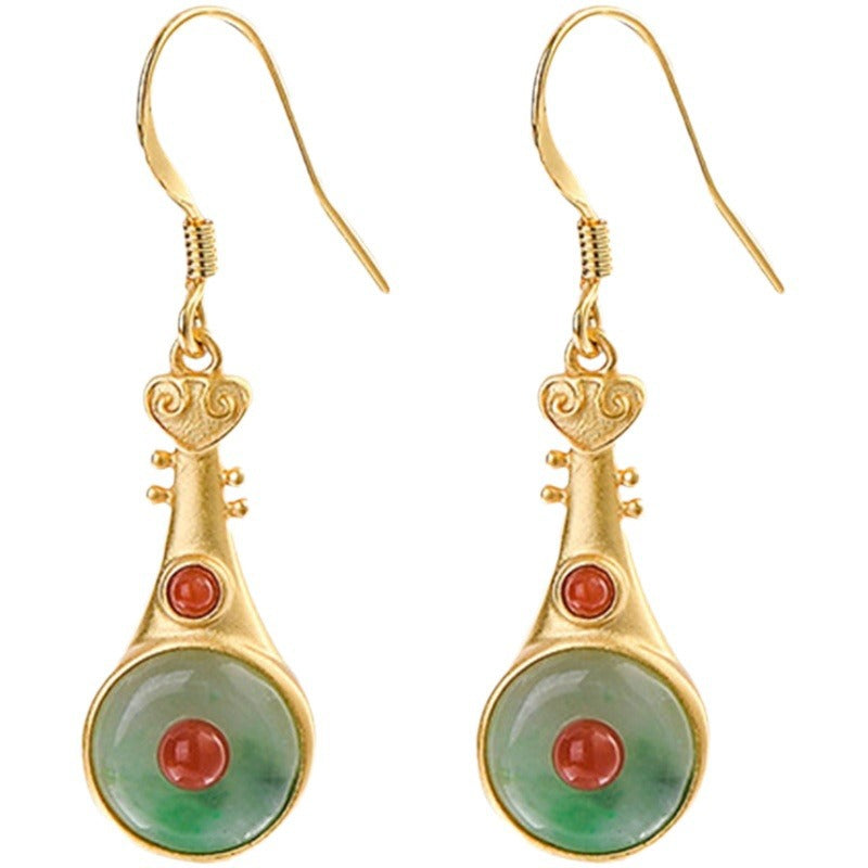 Vintage Handmade Gold Earring