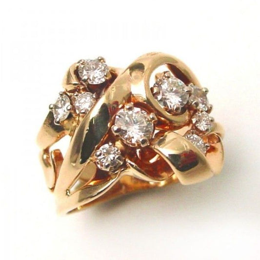 Beautiful Gold Ring with Unique Style