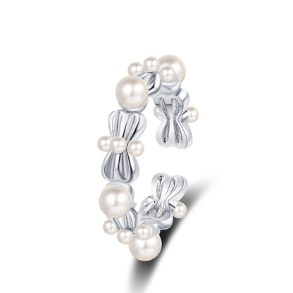 Beautiful Pearl Ring with Unique Style