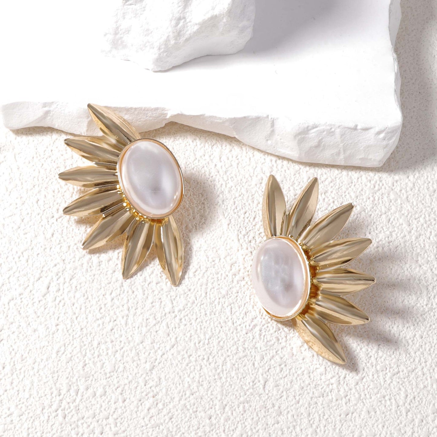 Delicate Artisan Pearl Earring