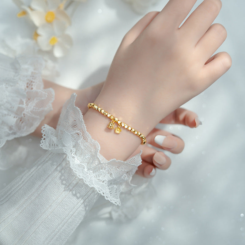 Vintage Handmade Gold Bracelet