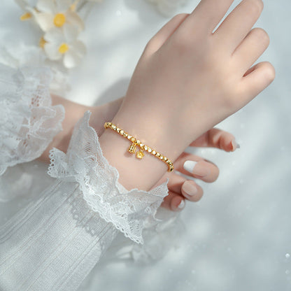 Vintage Handmade Gold Bracelet
