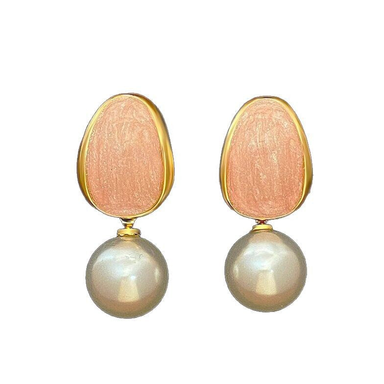 Delicate Artisan Pearl Earring