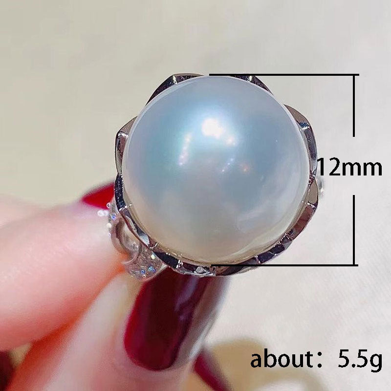 Delicate Artisan Pearl Ring