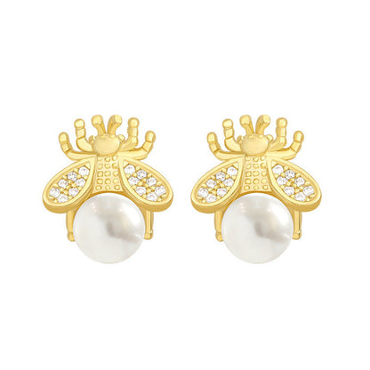 Delicate Artisan Pearl Earring