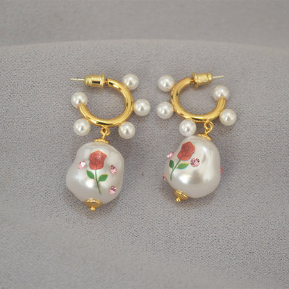 Vintage Handmade Pearl Earring