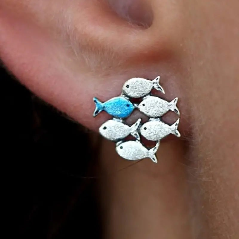 Delicate Artisan Gold Earring