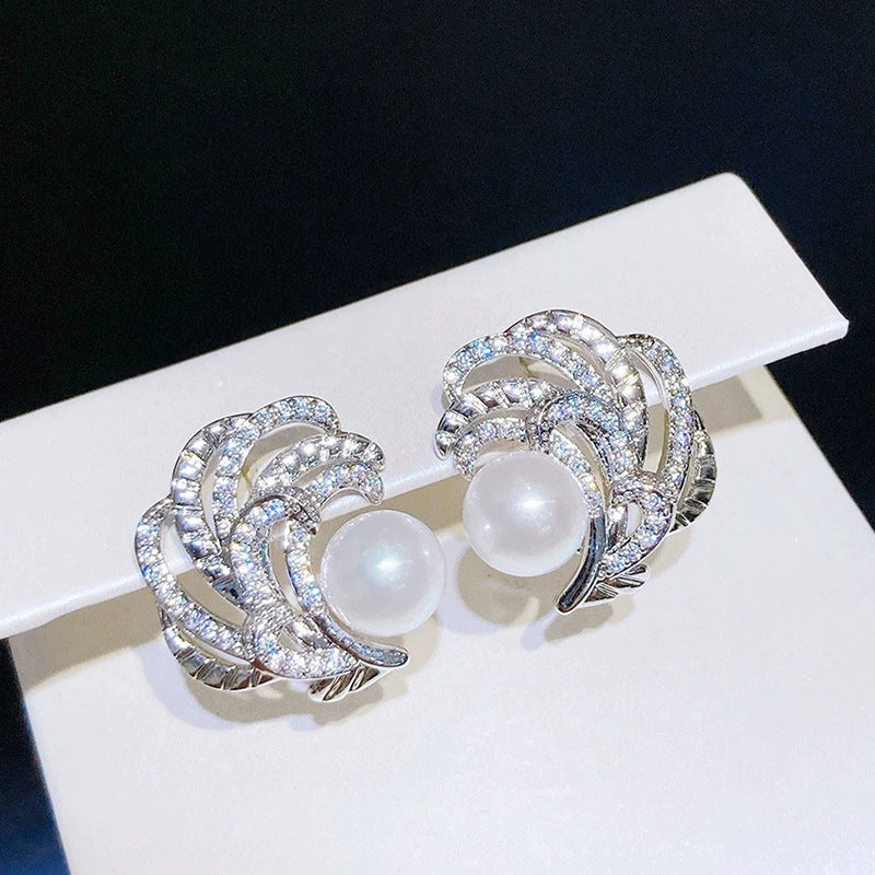 Delicate Artisan Pearl Earring
