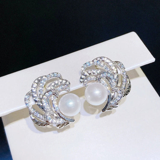 Delicate Artisan Pearl Earring