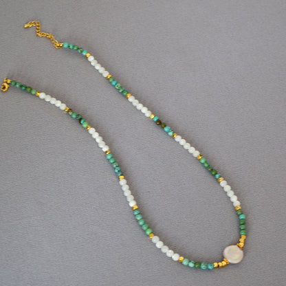 Delicate Artisan Pearl Necklace