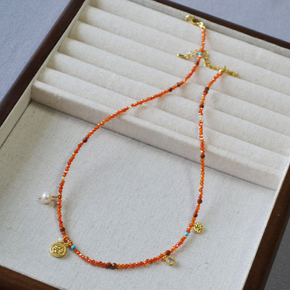 Vintage Handmade Gold Necklace