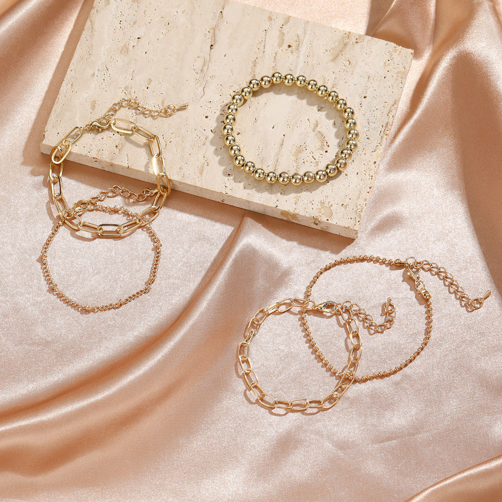Delicate Artisan Gold Bracelet