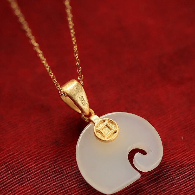 Vintage Handmade Gold Necklace