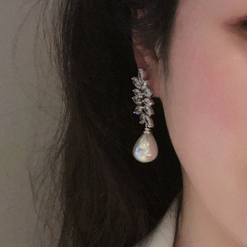 Delicate Artisan Pearl Earring
