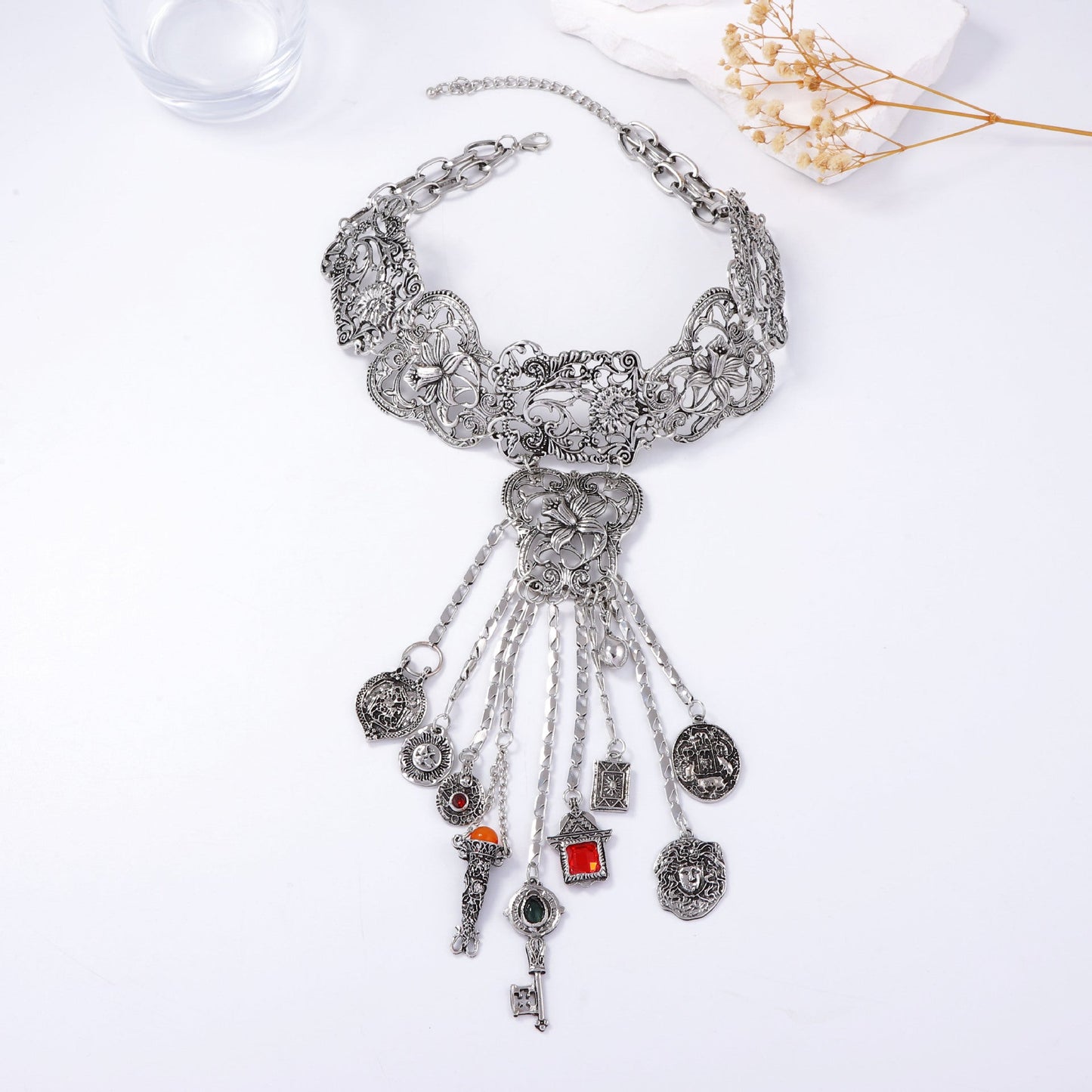 Stunning Silver Necklace for Daily Wear