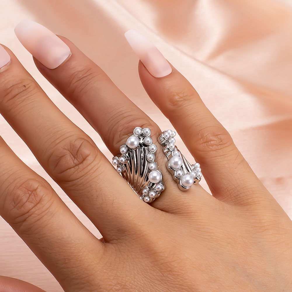 Romantic Pearl Ring for Special Moments