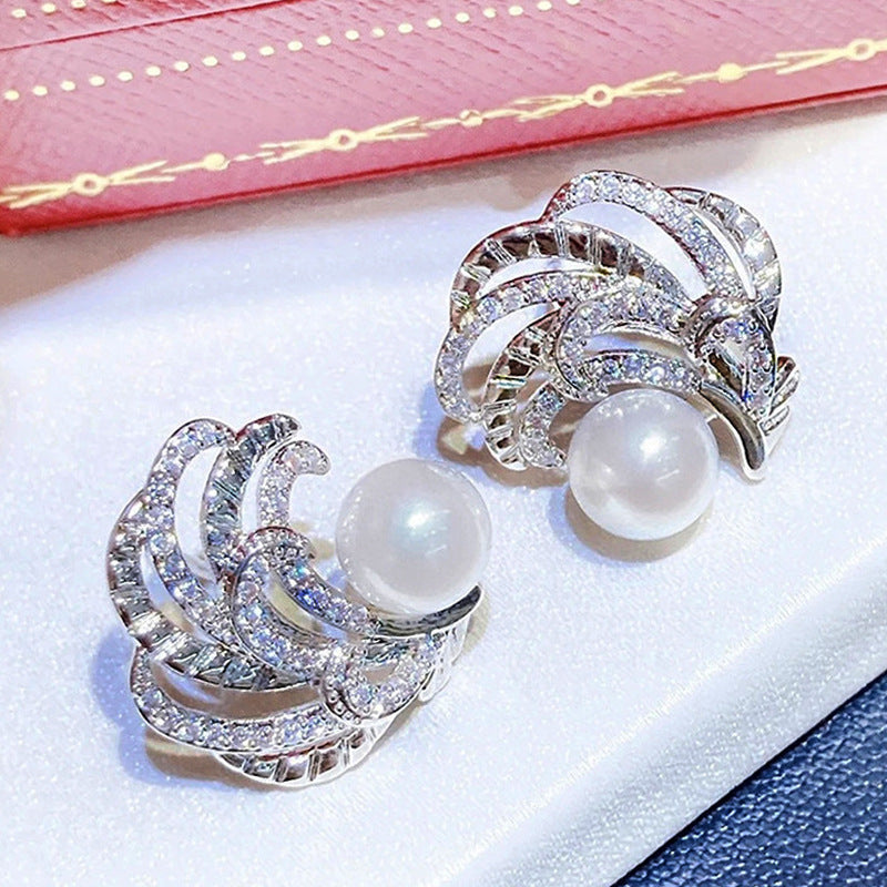 Delicate Artisan Pearl Earring