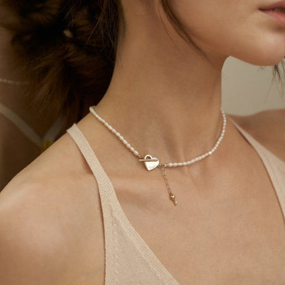 Vintage Handmade Pearl Necklace