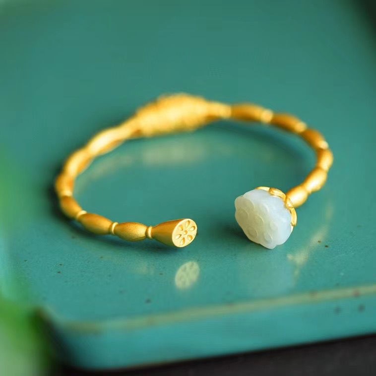 Vintage Handmade Gold Bracelet