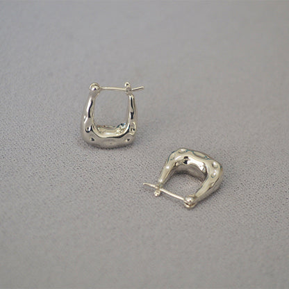 Vintage Handmade Gold Earring