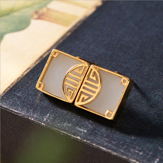 Delicate Artisan Gold Earring