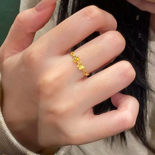 Romantic Gold Ring for Special Moments