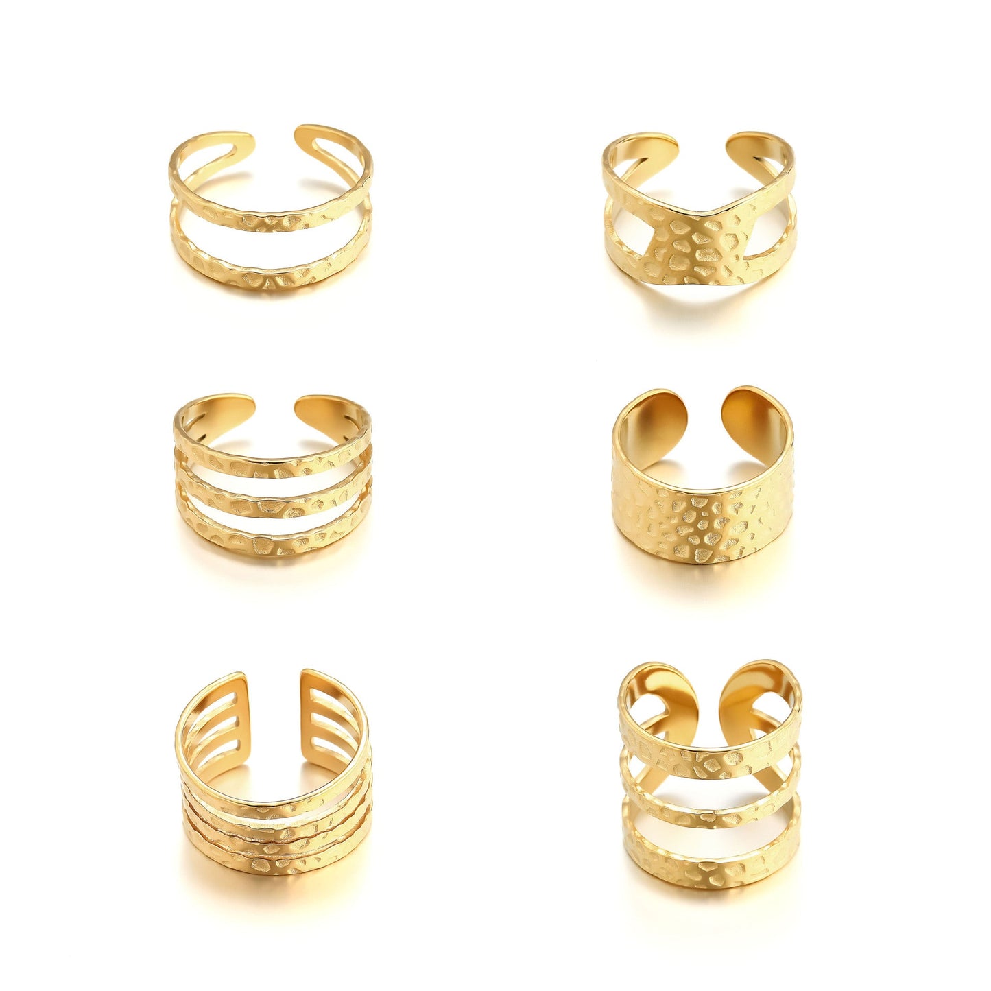 Delicate Artisan Gold Ring