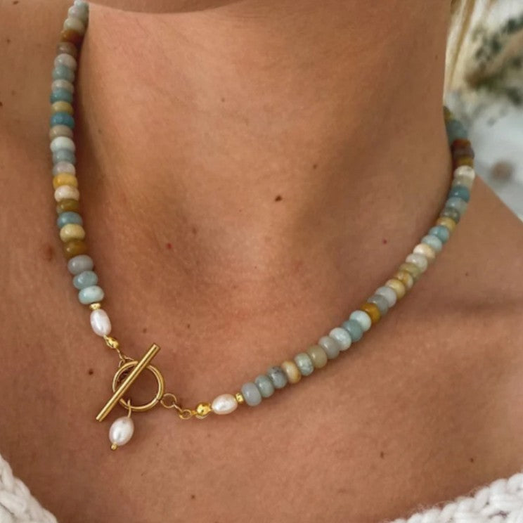 Delicate Artisan Pearl Necklace
