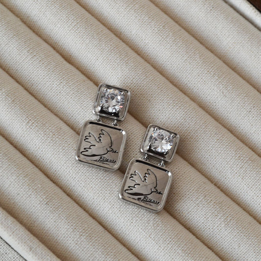 Delicate Artisan Silver Earring