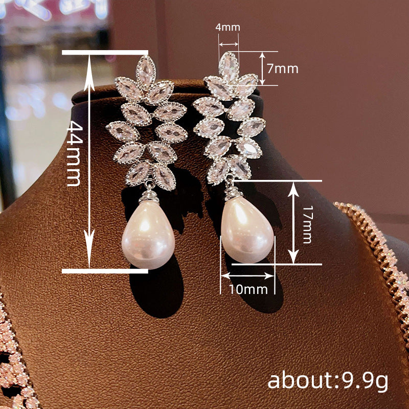 Delicate Artisan Pearl Earring