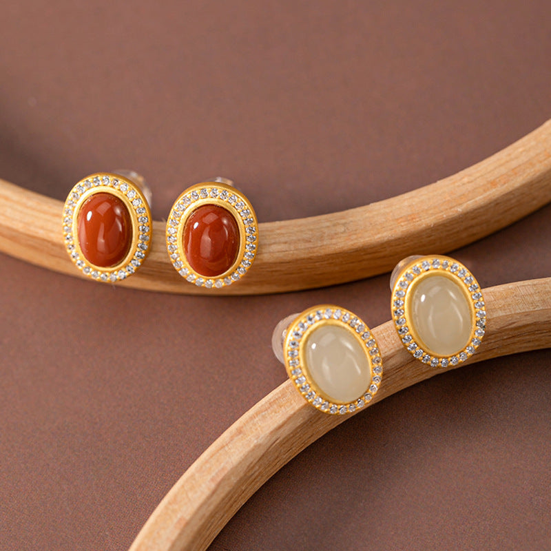Delicate Artisan Gold Earring
