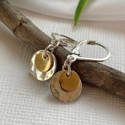 Delicate Artisan Gold Earring