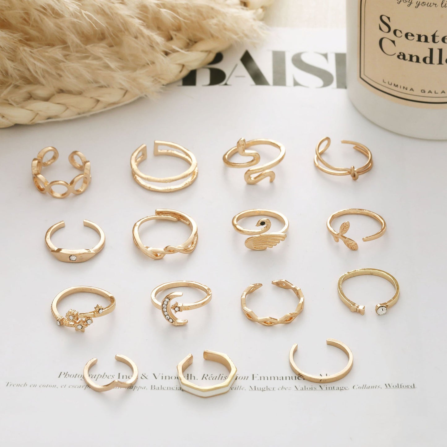 Delicate Artisan Gold Ring