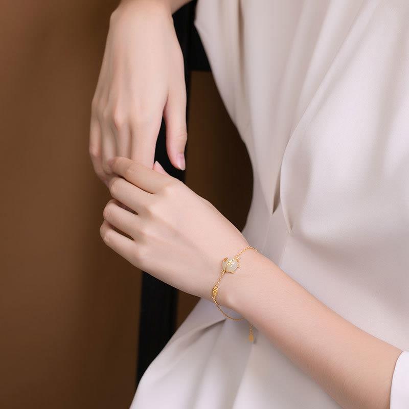 Delicate Artisan Gold Bracelet