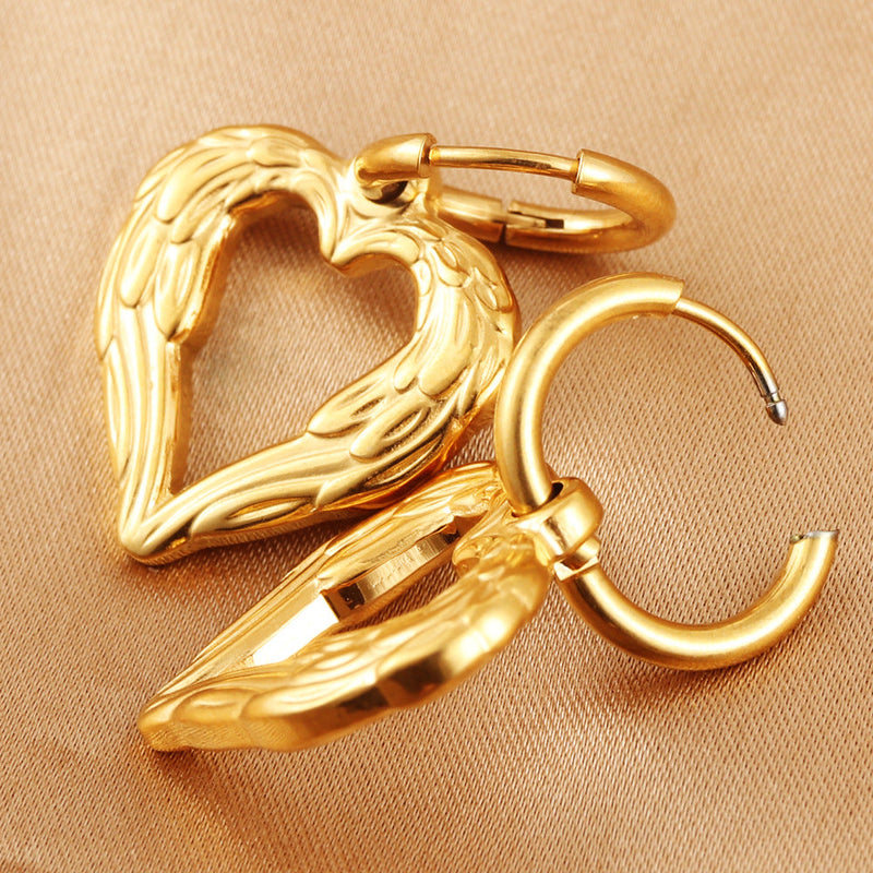 Vintage Handmade Gold Earring