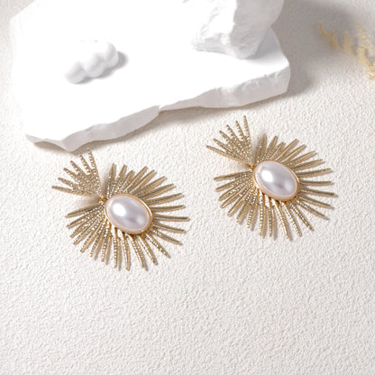 Delicate Artisan Pearl Earring