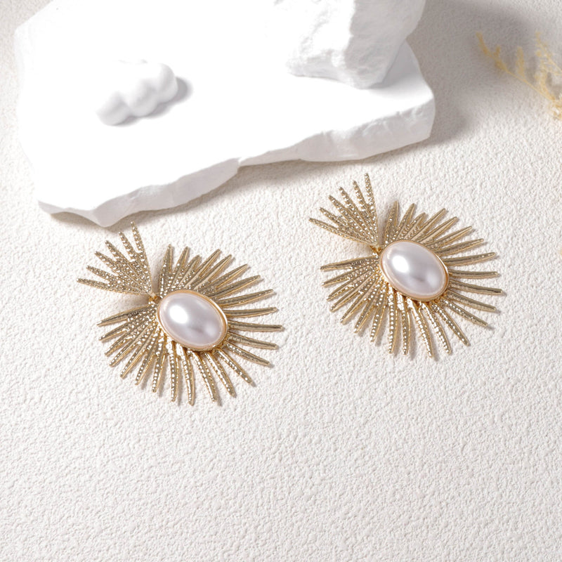Delicate Artisan Pearl Earring