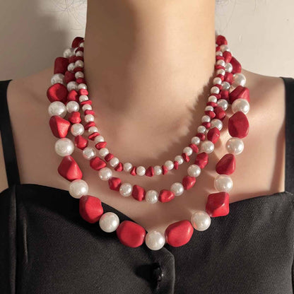 Vintage Handmade Pearl Necklace