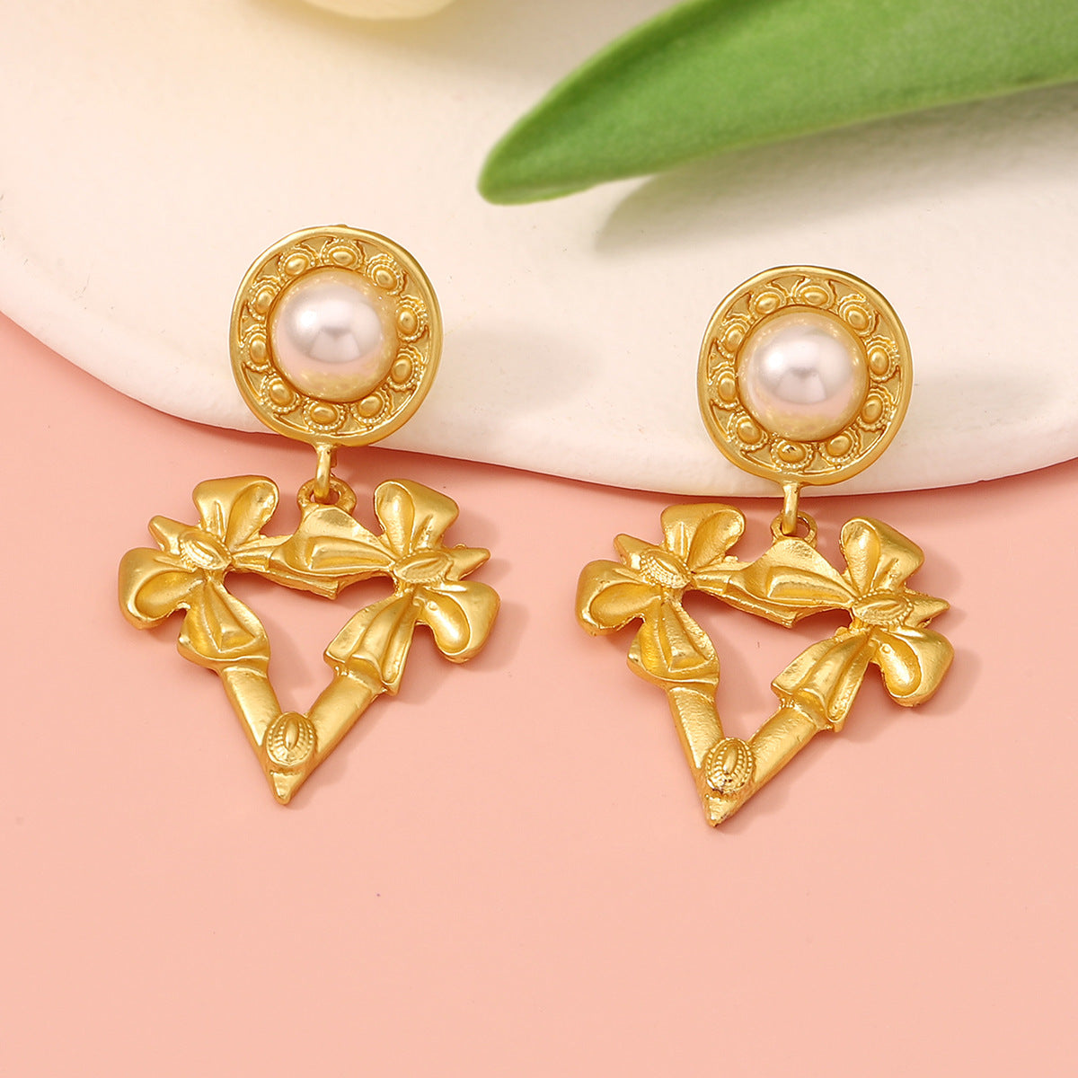 Delicate Artisan Pearl Earring