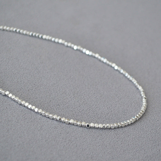 Classic Silver Necklace with Timeless Appeal