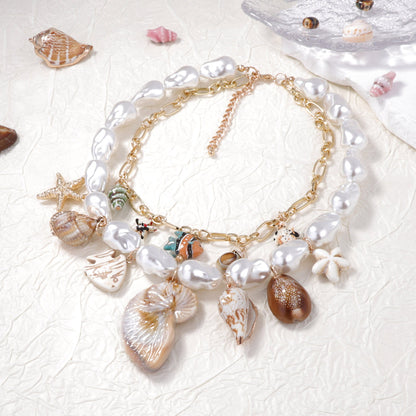 Beautiful Pearl Necklace with Unique Style