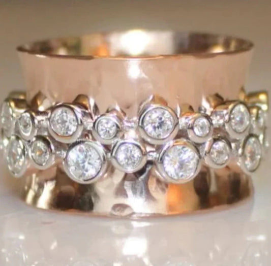 Delicate Artisan Gold Ring
