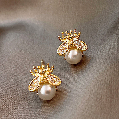 Delicate Artisan Pearl Earring