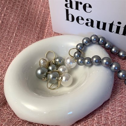 Delicate Artisan Pearl Earring