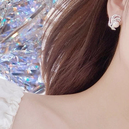 Delicate Artisan Pearl Earring