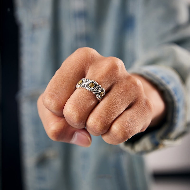 Beautiful Silver Ring with Unique Style